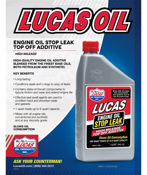 lucas oil stop leak review|I Tested Lucas Engine Oil Stop Leak: Here’s My Honest Review!